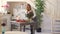 Two chef woman and florist preparing flowers, fruits and vegetables for making fruit bouquet