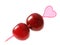 Two cherries. Love.