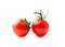Two cherry tomato isolated