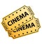 Two cinema tickets