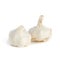 Two cloves garlic isolated