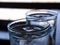 Two cold water glass with ice cubes, Water drops, Close up & Macro shot, Selective focus, Healthy Drink concept