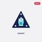 Two color oxidant vector icon from general concept. isolated blue oxidant vector sign symbol can be use for web, mobile and logo.