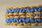 Two color paracord macro bracelet