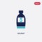 Two color solvent vector icon from cleaning concept. isolated blue solvent vector sign symbol can be use for web, mobile and logo