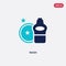 Two color wash vector icon from cleaning concept. isolated blue wash vector sign symbol can be use for web, mobile and logo. eps