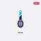 Two color whisk vector icon from gastronomy concept. isolated blue whisk vector sign symbol can be use for web, mobile and logo.