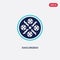 Two color xiaolongbao vector icon from asian concept. isolated blue xiaolongbao vector sign symbol can be use for web, mobile and