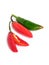 Two colors chilies