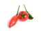 Two colors chilies with tomato
