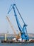 Two cranes for maritime cargo port in the Crimea