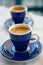 Two cups of greek coffee