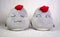 Two Cute Chicken Plush Toys