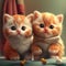 Two cute kittens