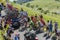 Two Cyclists in Jura Mountains - Tour de France 2016