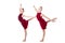 Two dancer teenage girls