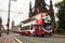 Two-deck bus in Edinburgh, Scotland