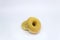 Two Delicious Classic Donuts on White Background