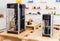 Two differen sizes of 3 D printers