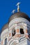 Two domes of the Aleksandr Nevsky cathedral in Tallinn