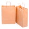 Two ecological paper bags