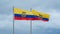 Two Ecuador flag