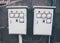 Two electrical panels