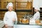 Two female bakers in bakery