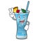 Two finger blue hawaii character cartoon