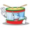 Two finger toy drum character cartoon