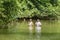 Two Fishermen Fishing for Trout on the Roanoke River
