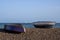 Two fishing boats and Atlantic ocean