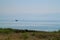 Two fishing boats out on the Sea of Galilee