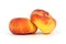 Two Flat Golden Peaches