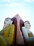 Two of four seated Buddha in kyaikpun pagoda the four, Pago, M