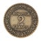 Two Francs Coin From France