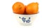 Two fresh minneola\'s in a decorated bowl