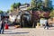 The two Giant Water Wheels at Lijiang Old Town, is the most ancient irrigation tool in China. landmark and popular spot for