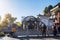 The two Giant Water Wheels at Lijiang Old Town, is the most ancient irrigation tool in China. landmark and popular spot for