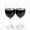 Two glasses of red wine on isolating background