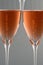 Two Glasses of RosÃ© Champagne