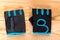 Two gloves for cycling
