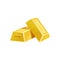 Two Golden Bars, Hidden Treasure And Riches For Reward In Flash Came Design Variation