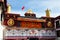 Two golden deer flanking a Dharma wheel on Jokhang