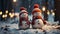 Two Happy Snowmen