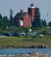 Two Harbors Lighthouse from Across the Harbor