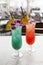 Two Hawaiian Tropical Cocktails