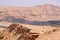 Two hikers in Negev desert.