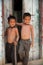 Two innocent indian villager child
