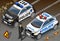 Two Isometric Police Car in Front View